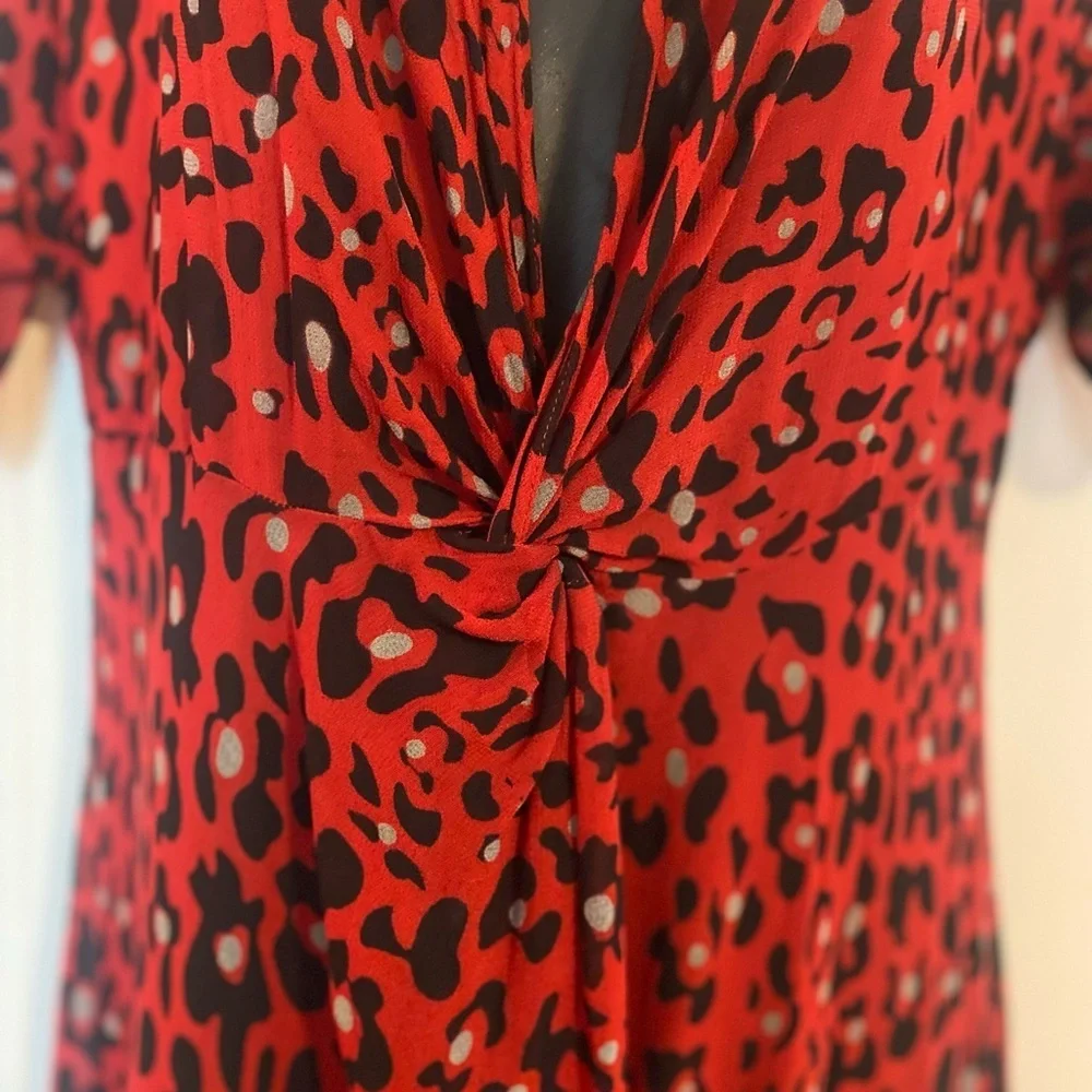 “ZARA” Sheer Chiffon Split Tunic Kaftan Dress